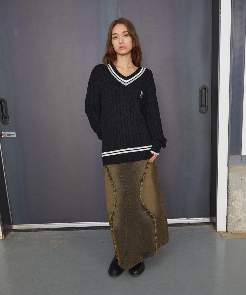 LMC Gothic Cable Tennis Knit Ivory