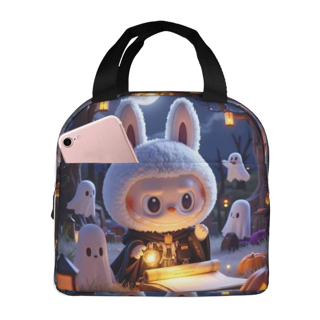 Picnic Bag For Primary And Secondary School Students Lunch Bag Cartoon Animation Printed Thermal Insulation Bag