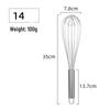 ZISIZ Stainless Steel Egg Whisk