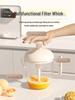 Multifunctional Press Egg Beater Cup: Large Capacity Frothing & Baking Blender