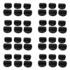 48 PCS Kitchen Black Plastic Gas Stove Cooker Control Knobs-B61B