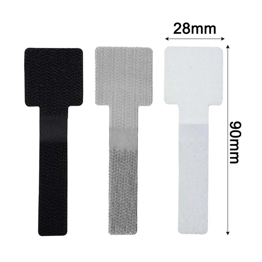 10/20Pcs Releasable Cable Organizer Ties Mouse Earphones Wire Management Nylon Cable Ties Reusable Loop Hoop Tape Straps Tie