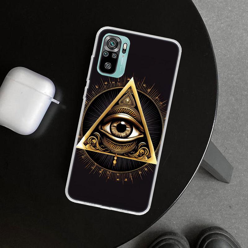 Sacred Eye of Horus Egypt Fresco Phone Case Cover for Xiaomi Redmi Note 15 14 13 12 11 Pro Plus 14S 12S 11S 11T 11E 10S 10 Custo
