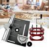Router Lift Kit W/ Aluminum Router Plate for 65mm Diameter Motors Woodworking Router Table Workbench Trimmer Engraving Machine