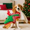 Warm Dog Four Legged Clothes Striped Pet Dress Up Costume Cats Christmas Coats  Autumn and Winter