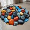 Chinese-style Cobblestone Carpet Nordic Abstract Door Rug Creativity Bathroom Floor Mat  Home Decor