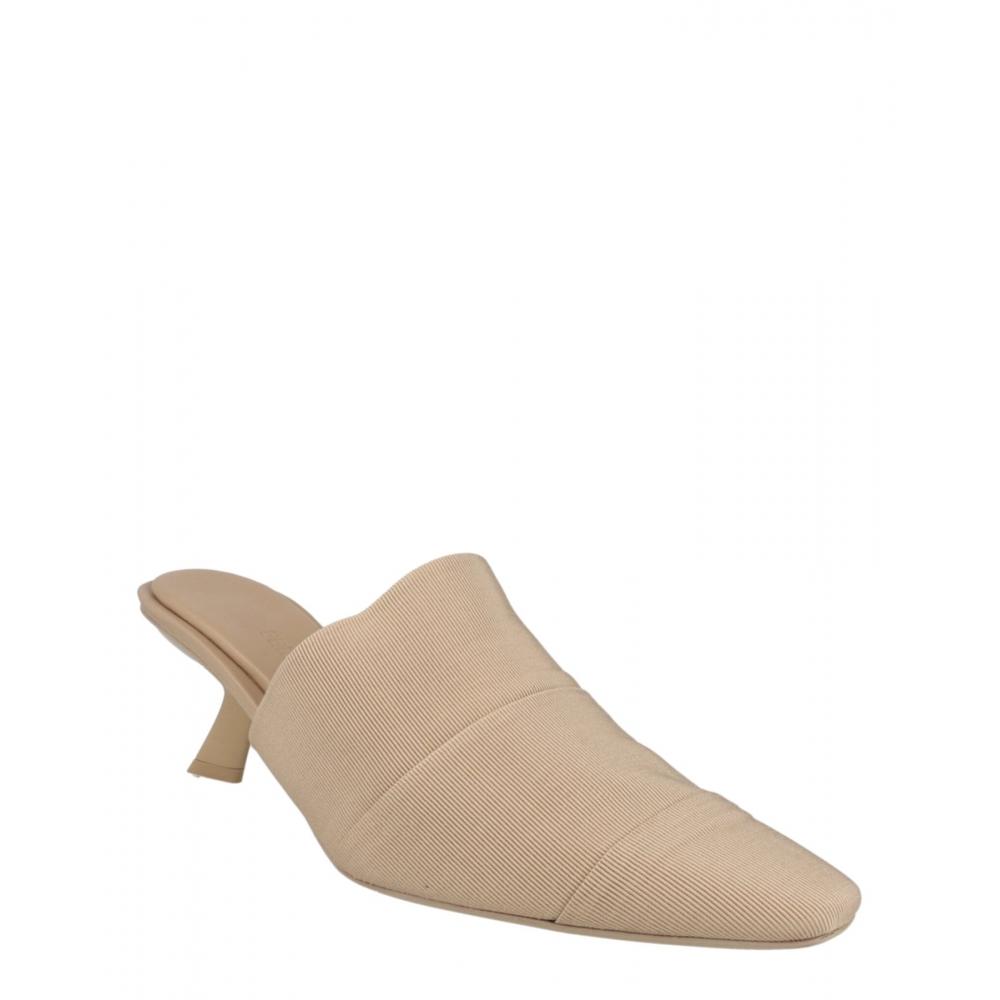 Salvatore Ferragamo Algedi 55 Leather Mules Bone
