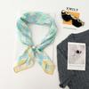 Summer imitation silk satin silk scarf magnetic suction silk scarf lazy silk scarf long necklace decorative thin scarf