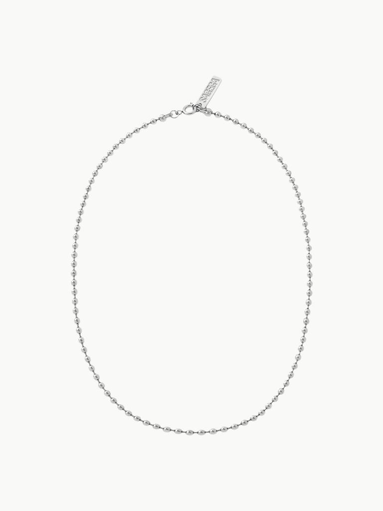 Sagega Ball Chain Necklace S (Silver)