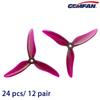 24 pcs/12 pairs Gemfan Hurricane 51499 5inch tri-blade Propeller Props CW CCW Propeller compatible T-motor motor FPV RC drone