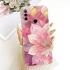 Cherry Daisy Cat Printed Phone Case For Huawei Honor 10 Lite Back Cover Matte Liquid Silicone Funda For Honor 10i 10Lite Casing