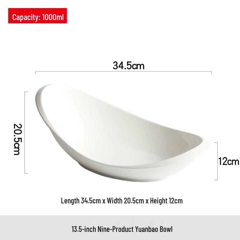 Elegant Nordic Irregular Ceramic Dinner Plate