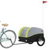 Remorque de vélo - Non spécifié - Noir et vert - Capacité 45 kg - Pour adulte - Polyvalente