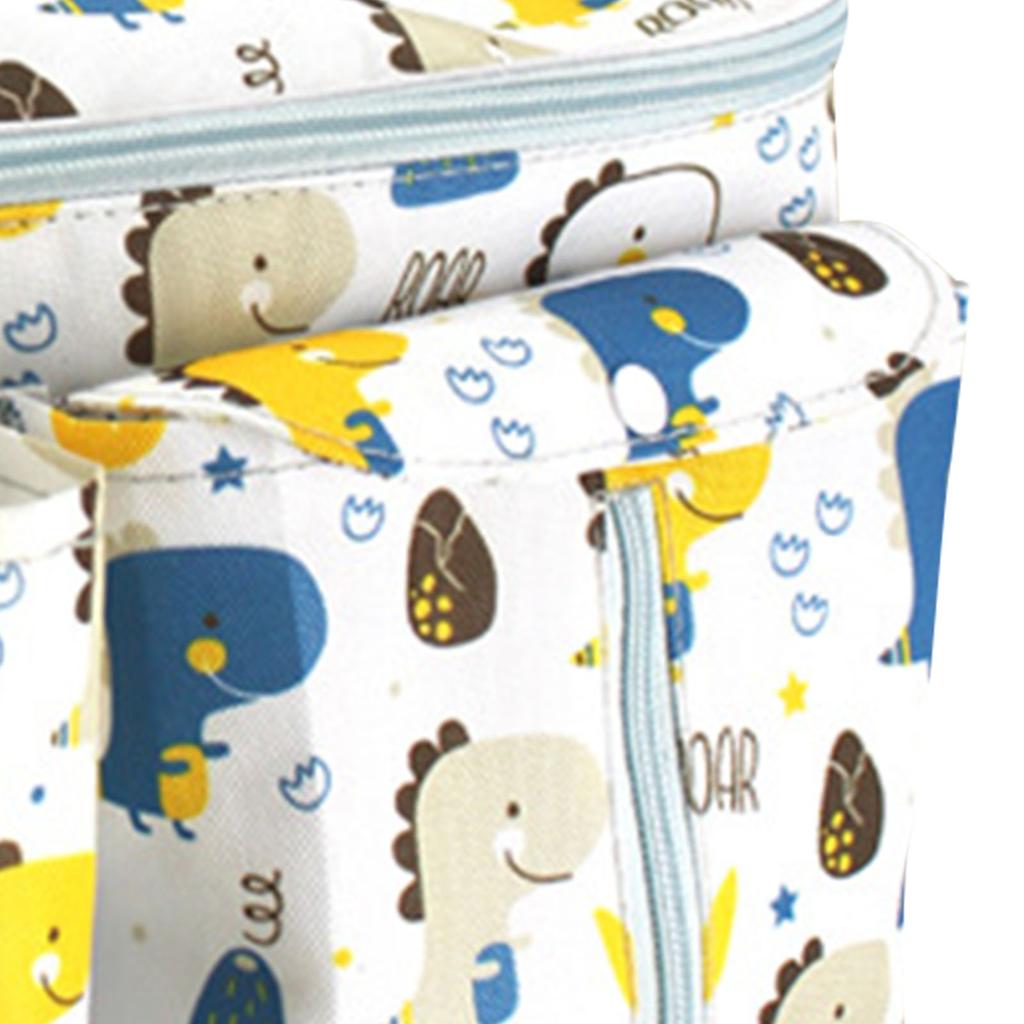 Organizér na kočárek pro miminko Velkokapacitní Přenosný Oxfordová tkanina Pohodlná Praktická Kapsa na kočárek