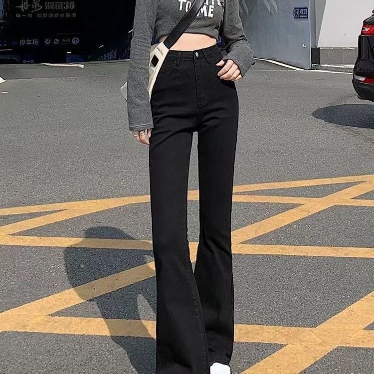 Spring Women's Casual High Waist Stretch Slim Jeans