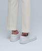 MUSINSA STANDARD Lightweight Relaxed Tapered Hidden Banding Crop Slacks [Cream]