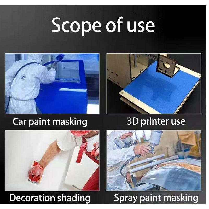 Blue Masking Paper Is High Temperature Resistant and Does Not Residue Glue and Hand-Torn Washi Paper Is Drawn by Art StudentsPinstriping Tape 3