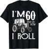 Camiseta Divertida con Dicho, Tractores Vintage, Granjero, Ganadero, 60 Cumpleaños