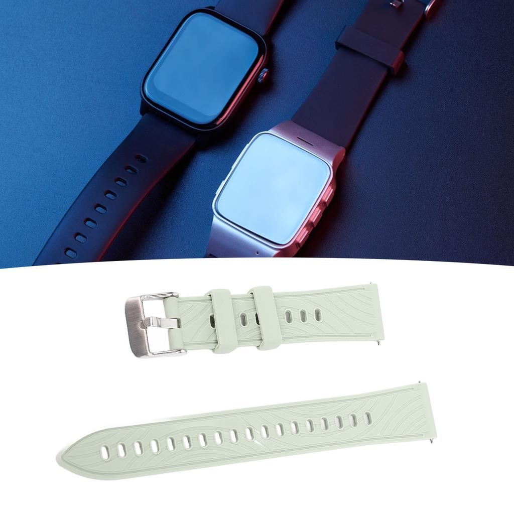 Watch Band Silicone Engraved Brthable Quick Relse Comfortable Watch Strap Replacement for  