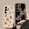 Flower Pattern Soft TPU Case For Samsung Galaxy S26 S25 S24 S23 S22 Ultra S23 FE A57 A17 A56 A55 A15 A16 A36 A37 5G Back Cover