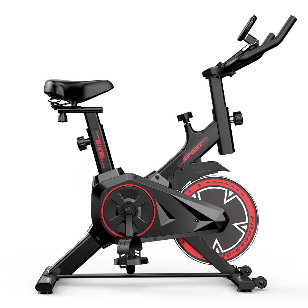 iSCOOTER QK101 Home Fitness Bike For Unisex With Transmission System LCD Display And 5-Level Adjustable Indoor Bicycle