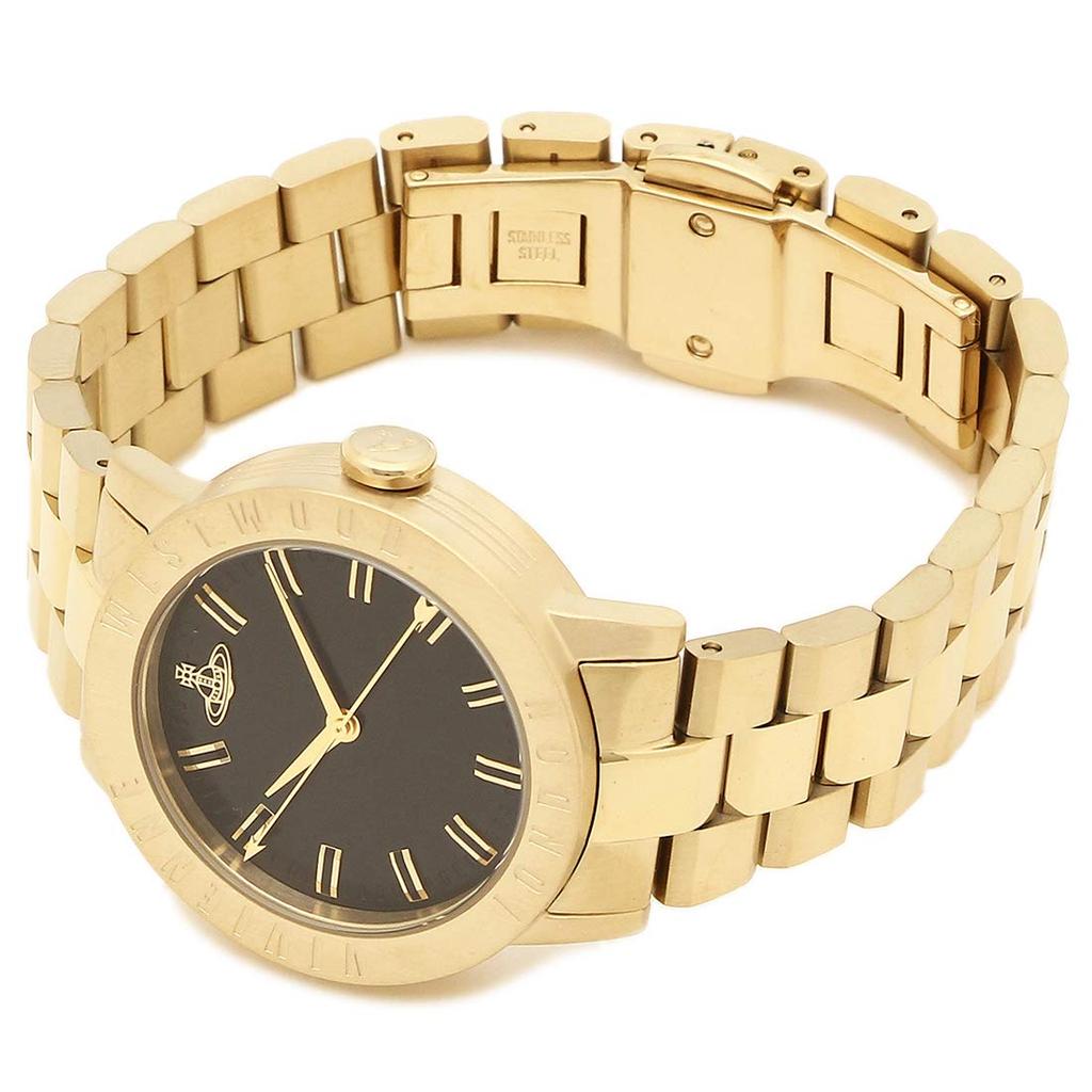 Vivienne Westwood Quartz Watch Black Gold VV213BKGD