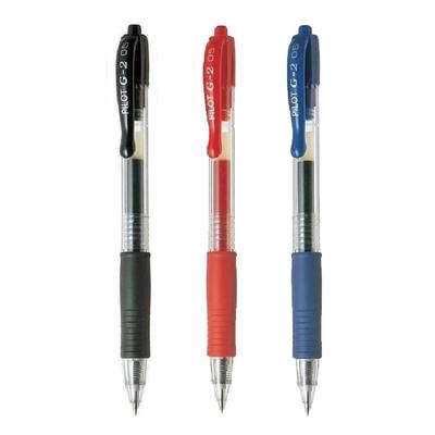 PILOT G2 Doldurulabilir ve Geri Çekilebilir Rolling Ball Jel Kalemler, Ekstra İnce Nokta 0.5mm, 12 Sayı