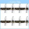 Adult Party Bottle Stickers Kit With Black Gold Finish For Age Milestone And Halloween Events