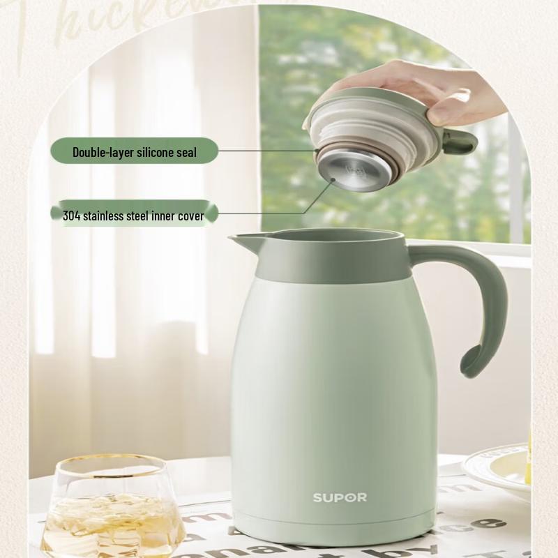 SUPOR 2L 304 Stainless Steel Vacuum Thermos