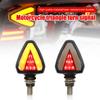 Sinal de Seta LED para Motocicleta CC 12V Luz de Aviso Anticolisão Mini Luz de Sinalização Drone Com Luz Estroboscópica Luz de Seta
