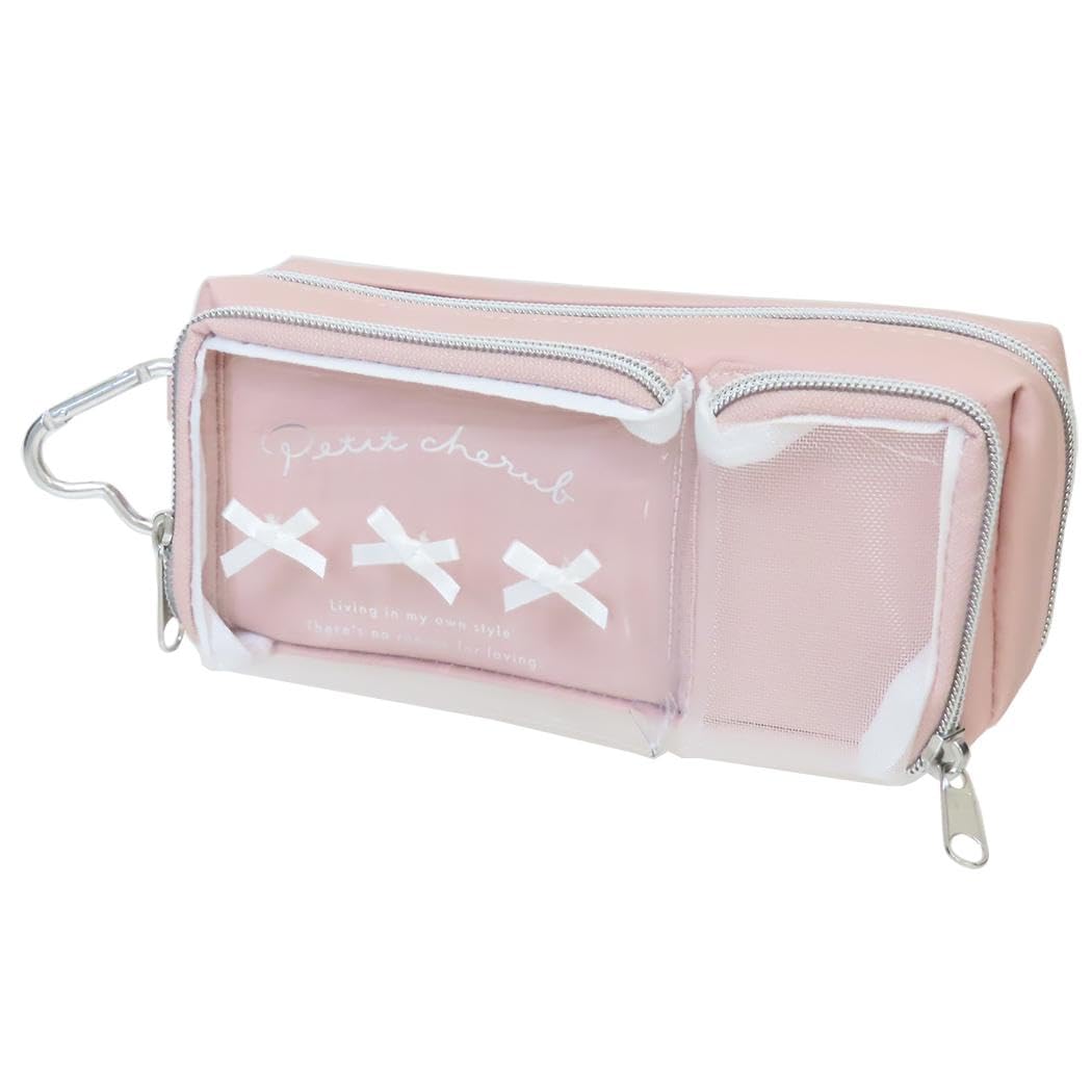Kamio Japan Pen Pokepoche Pen Petit Cherab Pink 228360 Case, Case, розовый