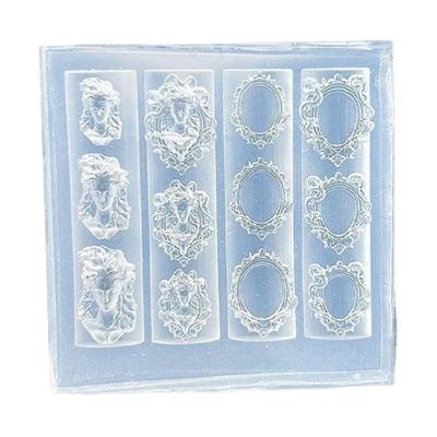Professional Silicone Mold For Nail Art Medusa Frame Design Reusable DIY Crafting Tool Jewelry Accessories