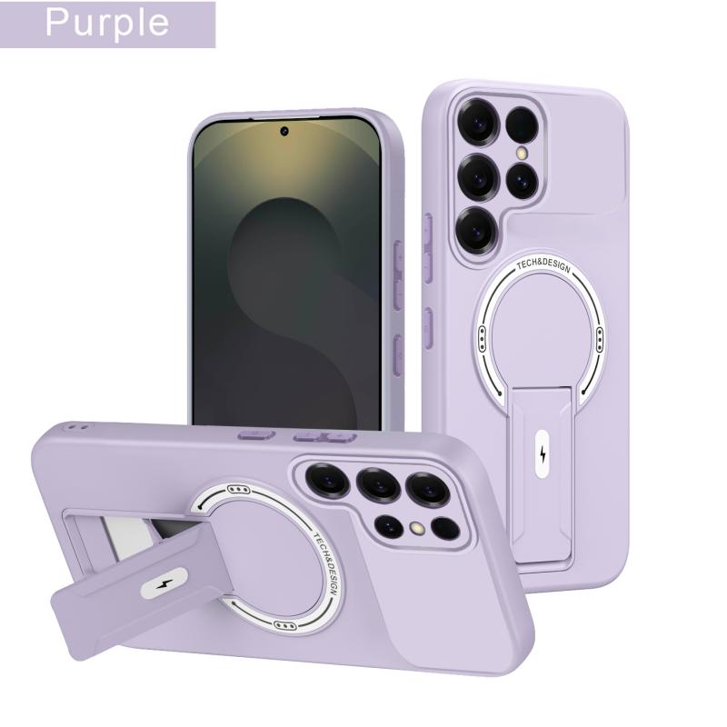 Odolný kryt s držákem pro Magsafe pro Samsung S26 S25 S24 S23 S22 Ultra Plus Edge FE A35 A36 A52 A54 A16 A15 A14 A12 A07 A06