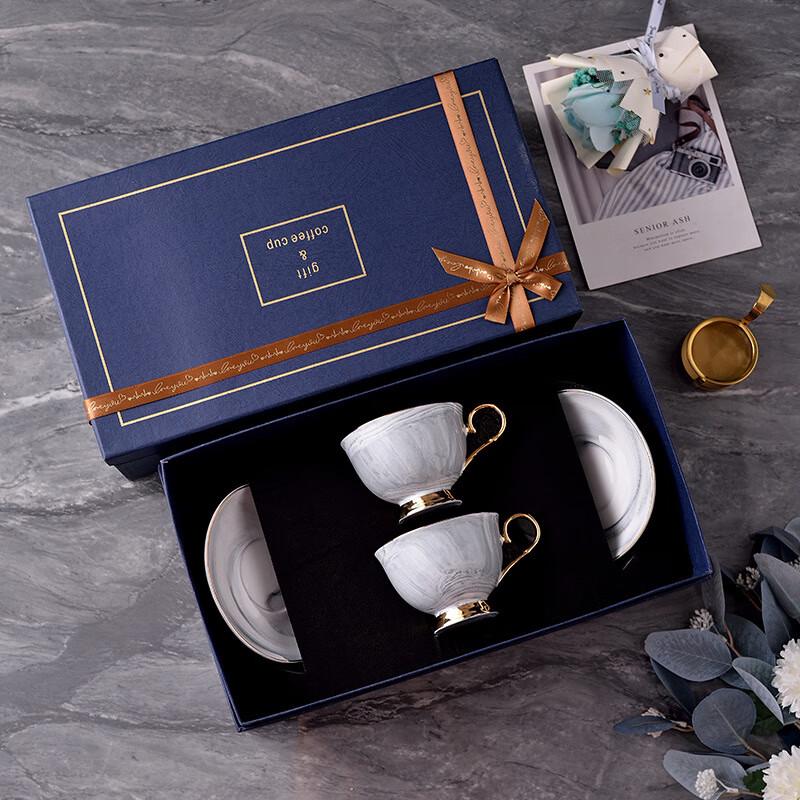 Shangqi Luxury Coffee Cup and Saucer Set