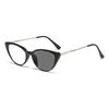 Cat's Eye Photochromic Myopia Glasses for Women Retro Small Frame Color Changes Near Sight Glasses Anti Blue Light Eyewear
