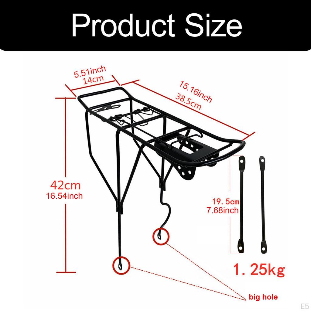Gepäckträger Hinterradträger für Mountainbike-Reisen