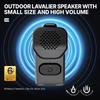 Wearable Bluetooth-compatible Speaker with Microphone Clip On Portable Speaker Wireless Speaker Waterproof for Travel