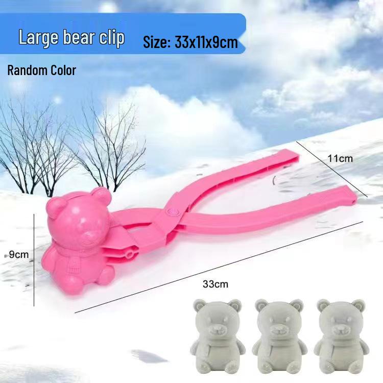 Large Children's Duck Snowball Maker Clip Tool for Outdoor Play