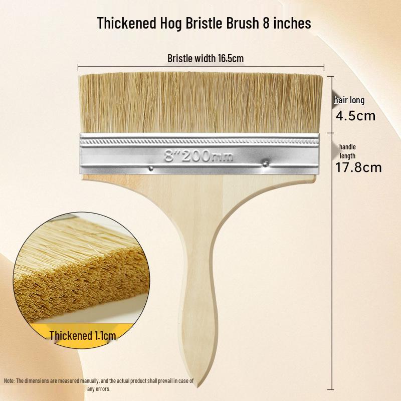 Multifunctional Nylon Brush: BBQ, Paint, Cleaning, 1-12 Plate Sizes