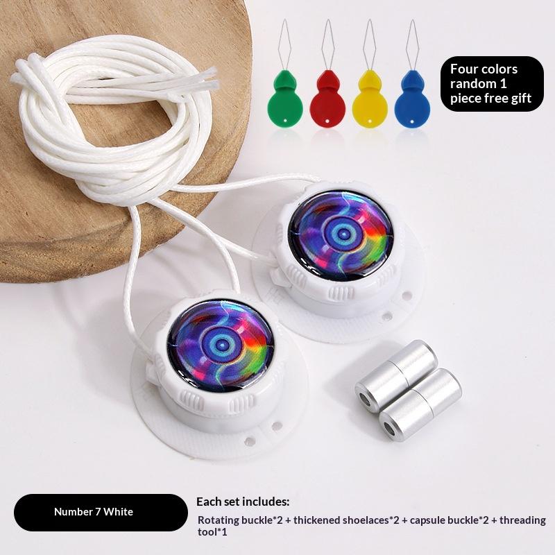 1/3 Sets Lace-Free Swivel Buckle Sports Shoe Laces For Men And Women Casual Lazy Shoes Lace Diy Accessories