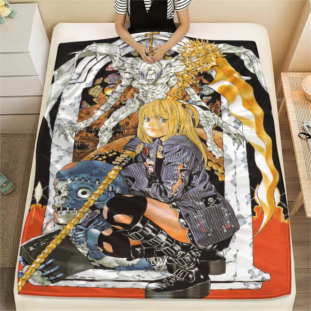 1Pc Misa Cute Print Flannel Blanket, High Quality Comfortable for All Seasons, Home Decor, Warmth and Comfort, Perfect for Christmas Gifts 59