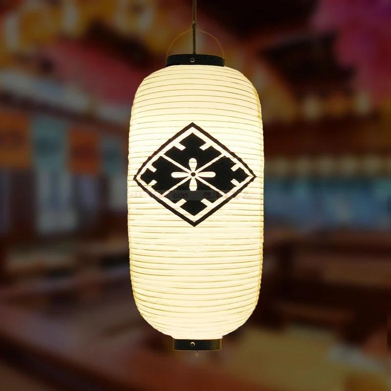 Japanese Style 25x50cm PVC Waterproof Lantern Sushi Ramen Izakaya Korean Cuisine Restaurant Pub Decor Hanging Lantern Outdoor