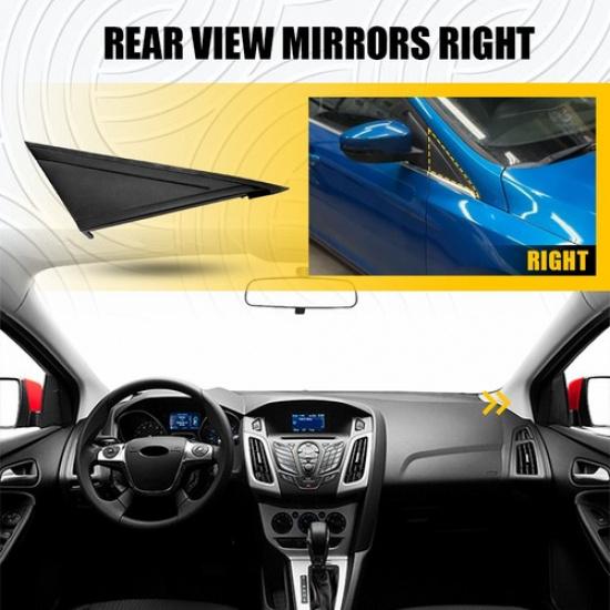 Passenger Mirror Corner Triangle Cover Pillar Trim For Ford Focus EOOH