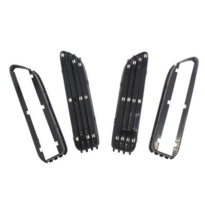 Glossy Black Side Grill Grille Fender Vents Replacement for BMW E46 M3 01-06