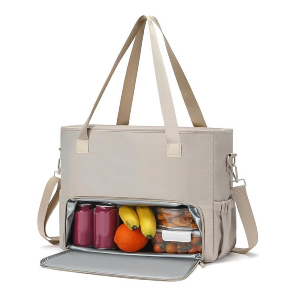 2 in 1 Lunch Tote Bag for Women Insulated Lunch Compartment 156 Inch Laptop Bag Large Capacity Computer Handbag Office хаки 8400₽