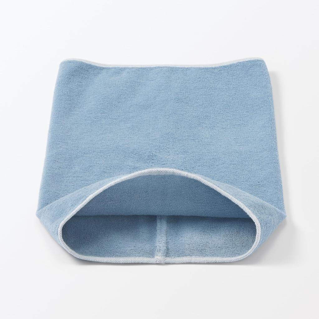 MUJI Stretch Turban 25 x 34 76415749 Towel, cm, Blue,