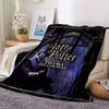 1pc Harry Potter and the Sorcerer's Stone Flannel Blanket - Soft Warm Throw for Home, Office, TravelL1360
