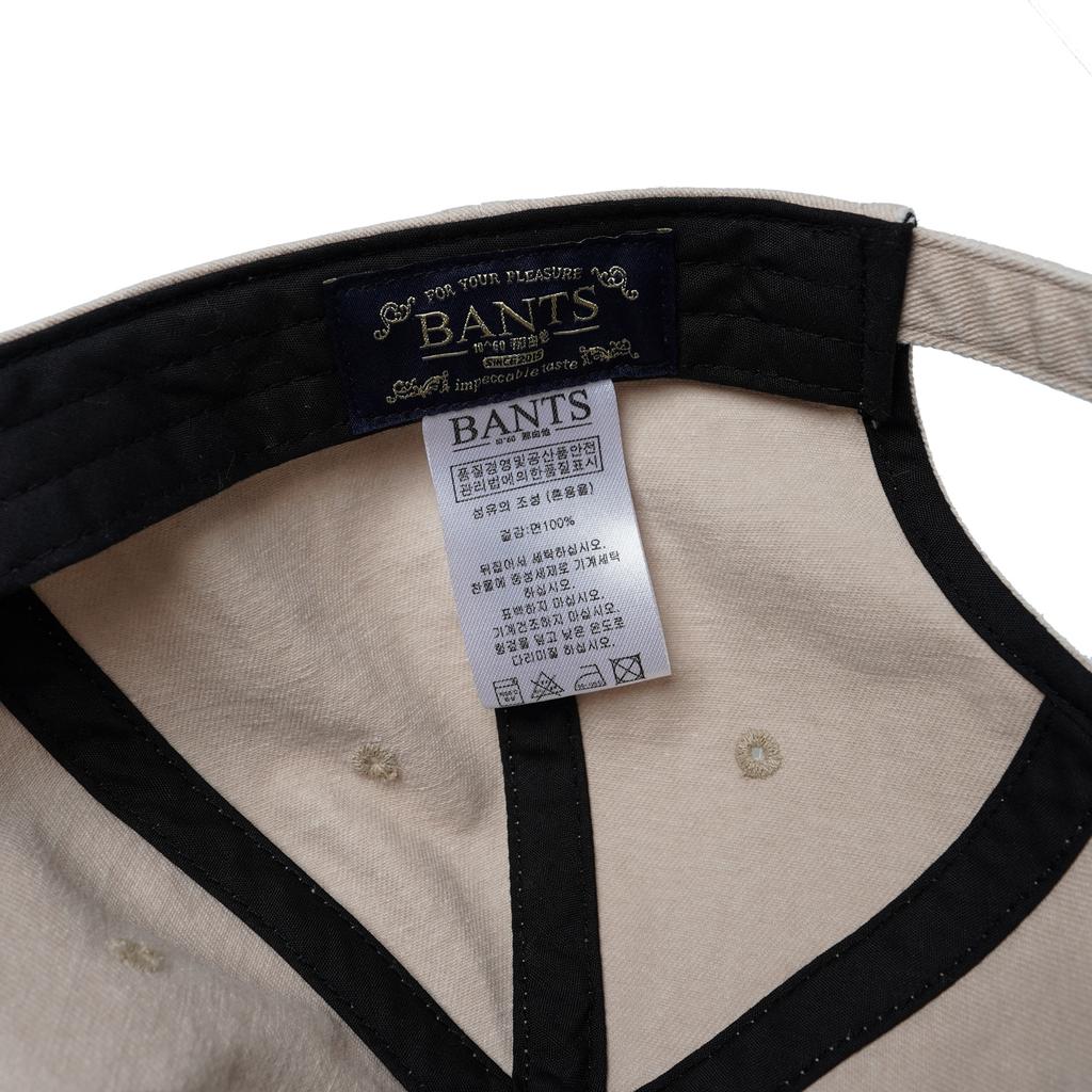 Bancheu South Seagull Washed Cotton Cap - Beige