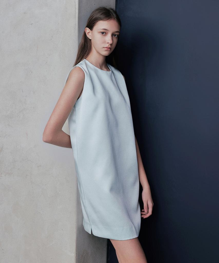 Rank 5 [Dayne] Satin Mini Dress_Mint