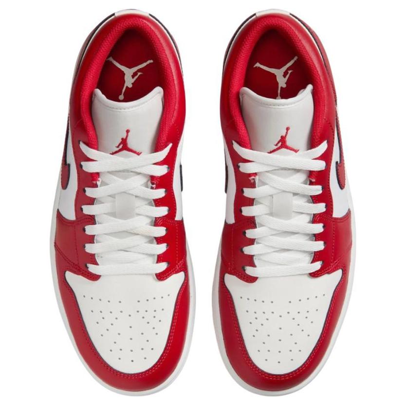 Air Jordan 1 Low New Beginnings Unisex Sneakers Red White Varsity-Red 553558-166